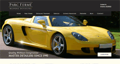 Desktop Screenshot of parcferme.co.uk